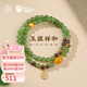 布達拉宮碧玉蜜蠟沉香多圈手串男女款925銀木質(zhì)手鏈生日禮物送女友 碧玉蜜蠟沉香多圈手串