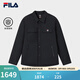 FILA 斐樂(lè )官方男士棉服2026春新款時(shí)尚簡(jiǎn)約舒適休閑翻領(lǐng)夾克外套 傳奇藍-NV 2XL 185/104A/XXL