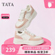 他她（TATA）休閑板鞋女運動(dòng)秋WH701CM4 米白/粉 36