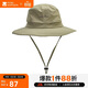 牧高笛（MOBIGARDEN）戶(hù)外防潑水防曬帽子遮陽(yáng)帽登山帽釣魚(yú)漁夫帽 NX20108003 卡其色