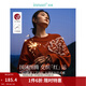 茵曼（INMAN）毛衣女圖案套頭毛衣2025春秋季新款女裝針織上衣 紅色 M