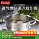 Momscook 不銹鋼蒸格 蒸籠 蒸屜 304 材質(zhì) 雙耳蒸格 （ZG2009）蒸格 20cm