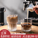 川島屋咖啡杯家用透明玻璃杯子ins風(fēng)復古冰美式dirty拿鐵澳白杯