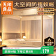 無(wú)印良品防摔蚊帳A類(lèi)帳紗回底圍欄嬰兒童蚊帳家用三開(kāi)門(mén)1.2x2米床