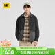 卡特（CAT）新品男士工裝拼接潮流牛仔襯衫商場(chǎng)同款 深灰色 S
