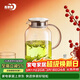 青蘋(píng)果耐熱玻璃水壺1.95升 圍爐煮茶茶水分離冷水壺 大容量涼水壺 