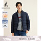 beanpole90%鵝絨BEANPOLE濱波 秋冬男士廳局商務(wù)風(fēng)通勤休閑發(fā)熱羽絨服外套 藏青色 S 170/88A