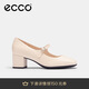 愛(ài)步（ECCO）復古時(shí)尚優(yōu)雅方頭瑪麗珍粗跟高跟鞋 型塑290963 石灰色36