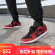 Jordan男休閑鞋AJ1反轉禁穿 JORDAN 1馬年新春運動(dòng)鞋553558-606黑紅42.5
