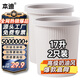 本迪壓圈垃圾桶兩只裝17L奶黃廚房客廳家用大號衛生間辦公室宿舍紙簍