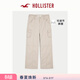 HOLLISTER小海鷗圖案可調節褲腰工裝休閑褲26春女裝356-6036 淺棕色 28 165/72A 6標準版
