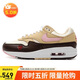 耐克（NIKE）NIKE女子 AIR MAX 1 87運動(dòng)休閑鞋FZ4346-200卡其棕白淺粉37.5