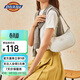Dickies單肩包女斜挎包百搭小巧老花滿(mǎn)印手提腋下包通勤旅行小包奶油杏白