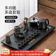 唐豐（TANGFENG）紫砂自動(dòng)茶具套裝高檔馬到成功茶臺燒水壺一體茶盤(pán)泡茶壺茶杯全套 馬到成功茶盤(pán)+紫砂如意黑舍得11頭配茶道