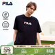 FILA 斐樂(lè )情侶多彩T恤2026年夏男女涼感純棉短袖上衣休閑寬松運動(dòng)t恤
