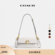 蔻馳（COACH）女士JET單肩包牛皮革真皮斜挎包春季高級感女包 B4/粉筆白色