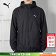 彪馬（PUMA）外套男裝 春季新款運動(dòng)休閑服戶(hù)外防風(fēng)跑步健身訓練連帽夾克上衣 687540-01/黑色/主推款 L 180/100A
