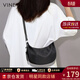 viney新款斜挎包包大容量單肩包通勤布包生日禮物送女友老婆 【黑色】實(shí)用高檔腋下包 簡(jiǎn)約輕便時(shí)尚品牌輕奢休閑餃子包