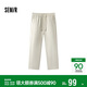 森馬（Semir）休閑褲男寬松直筒針織褲夏季涼感褲子2025長(cháng)褲百搭109325127101