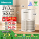 海信（Hisense）家用除甲醛過(guò)敏原霧霾負離子凈化除菌除煙辦公室臥室桌面凈化機 小戶(hù)型凈化+負離子凈化【適用30㎡及以下】