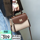 千百度（C.BANNER）牛皮包包女包斜挎包單肩手提包簡(jiǎn)約輕奢生日禮物高級感送女友老婆