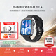 華為（HUAWEI）WATCH FIT 4 華為運動(dòng)智能手表 送男/女朋友生日禮物 超輕薄大屏潮流運動(dòng)藍牙通話(huà)睡眠監測fit4 韻律黑-氟橡膠表帶-腕圍130-210mm