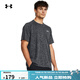 安德瑪（Under Armour）UA Tech男子紋理訓練運動(dòng)短袖T恤1382796 黑色001   XL   
