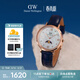丹尼爾惠靈頓（DanielWellington）DW女士手表小月曲月相石英簡(jiǎn)約時(shí)尚腕表送女友生日禮物DW885