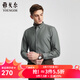 雅戈爾（YOUNGOR）長(cháng)袖襯衫男秋冬男士保暖襯衫混紡面料保暖內膽溫暖舒適 綠色VLBN119759QBA 41