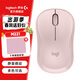 羅技（Logitech）M221無(wú)線(xiàn)鼠標 辦公鼠標 靜音鼠標 筆記本臺式機家用帶USB接收器 多色可選 M221-茱萸粉＋【鼠標墊】