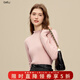 百圖（betu）女裝冬季新款毛衣浪漫甜美風(fēng)顯瘦簡(jiǎn)約潮流上衣女2511T38 粉紅 S