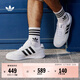 adidas「面包鞋」COURTIC經(jīng)典運動(dòng)板鞋男女阿迪達斯官方三葉草 白/黑（JQ5042）   41
