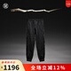 歸心春秋百搭設計感高級男款運動(dòng)褲束腳褲 92.5%棉7.5%金屬纖維 黑色 XXL/185