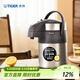 虎牌（TIGER） 保溫壺不銹鋼氣壓式熱水瓶大容量水壺MAA-A22C 天鵝灰TG 2.2L