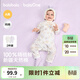 巴拉巴拉童裝寶寶內著(zhù)連體衣新年春秋裝兩件裝爬爬服棉衣包屁衣嬰兒服 白紫色調 【2件裝】 80cm
