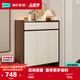 林氏家居帶抽屜入戶(hù)門(mén)口鞋柜玄關(guān)柜一體收納靠墻鞋架家用餐邊儲物OV4N