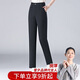 雪夕（XUEXI）媽媽裝春裝新款洋氣小腳休閑褲子中老年女裝春秋百搭褲氣質(zhì)松緊腰