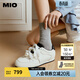 MIO米奧蕾絲德訓鞋2026春季新款薄底珍珠單鞋運動(dòng)鞋芭蕾皮鞋女鞋 米白色 36 (230mm)