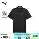彪馬PUMA 涼感翻領(lǐng)健身跑步短袖POLO衫男子新款運動(dòng)上衣 528701