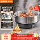 蘇泊爾（SUPOR）0涂層不銹鋼電火鍋 超薄速沸電煮鍋 火鍋專(zhuān)用鍋  家用多功能電熱鍋 6L涮肉H60YK784 