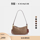 蔻馳（COACH）女士WAVERLY手袋單肩包搭扣潮流可拆卸肩帶手提包女包 B4/棕黃色 棕色