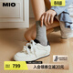 MIO米奧蕾絲德訓鞋2026春季新款薄底珍珠單鞋運動(dòng)鞋芭蕾皮鞋女鞋 米白色 36 (230mm)