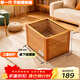 亞都（YADU）【聚溫雙人】實(shí)木取暖器暖腳神器烤火爐桌下暖腳器電火桶節能省電暖足器烘腳神器烤火箱暖腳寶