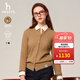 哈吉斯（HAZZYS）女裝 春秋款女【PHIZ系列】修身羊毛開(kāi)衫ABYSD1BCX02 米色BI L (165/88A 40)