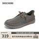 斯凱奇（Skechers）閃穿鞋男鞋春季休閑鞋一腳蹬商務(wù)板鞋軟底豆豆鞋帆布鞋210959