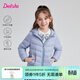 笛莎（DEESHA）童裝女童輕薄羽絨服2025秋冬新款女寶寶短款三防輕盈保暖外套 加勒比藍 150 【充絨量：63.2g】