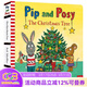 波西和皮普 圣誕節 紙板書(shū) Pip and Posy: The Christmas Tree 英文原版 Axel Scheffler 圣誕節禮品書(shū) 兒童紙板圖畫(huà)故事繪本幼兒英語(yǔ)啟蒙 綠山墻 圣誕節系列