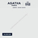 AGATHA 925銀人魚(yú)之淚延長(cháng)鏈 DIY可調節鏈條配飾（復購聯(lián)系客服享優(yōu)惠） 銀色