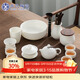 蘇氏陶瓷羊脂玉白瓷功夫茶具套裝三才蓋碗泡茶壺六君子大套組禮盒