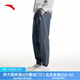 安踏（ANTA）運動(dòng)長(cháng)褲男士2025秋季新款加絨保暖束腳衛褲子 男裝灰-2 L (男175)